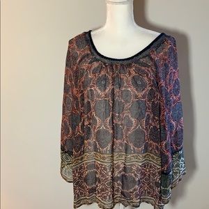 Plenty Tracy Reese for Anthropologie Boho Top